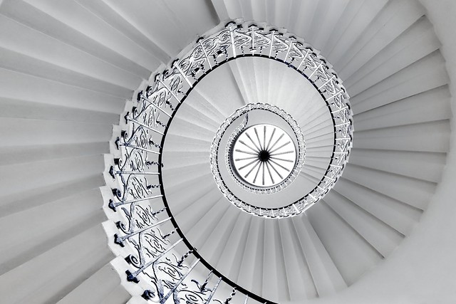 Tulip Stairs in Monochrome