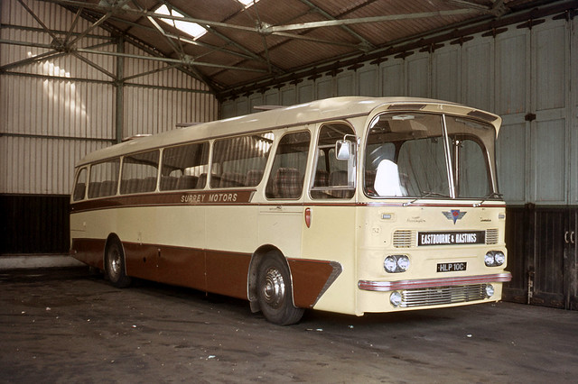 Surrey Motors . Sutton . London . HLP10C . Hastings , East Sussex . Saturday 24th-July-1971 .