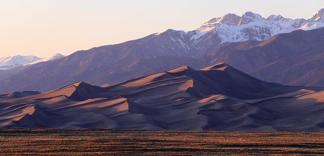 Fading light at Great Sand Dunes National Park