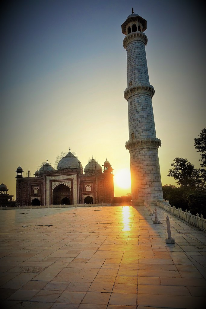 The Taj Mahal sunrise