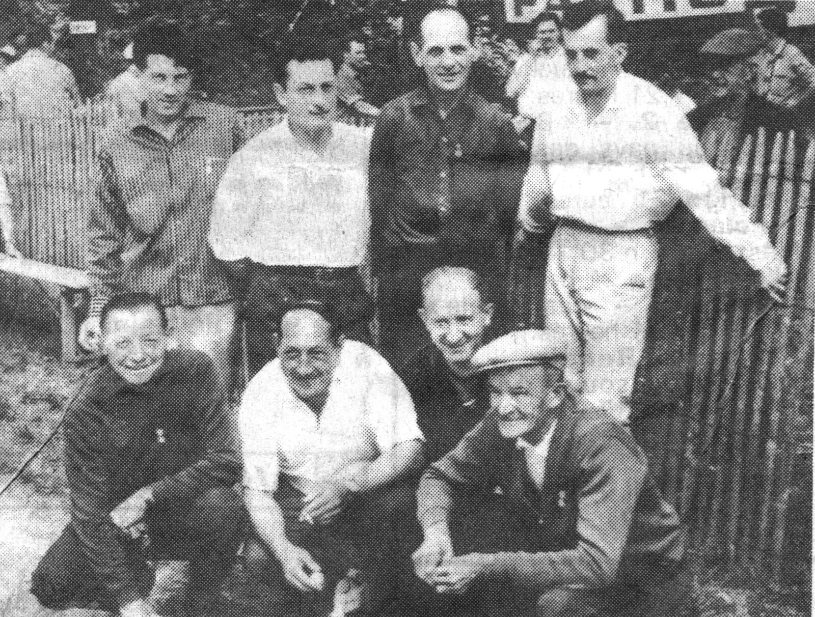 L'équipe du club bouliste d'Orgelet, championne du Jura en 1964