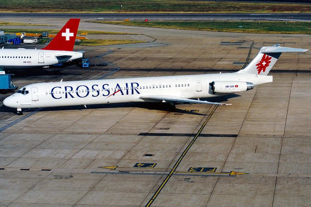 Crossair | McDonnell Douglas MD-83 | HB-IUH | London Heathrow