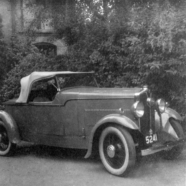 Open 1932 Rover two-seater, Shanghai, ca. 1937