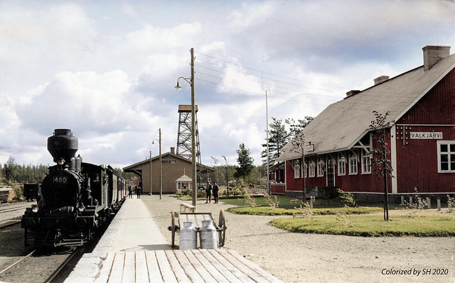 Valkjärvi in ​​the 1930s