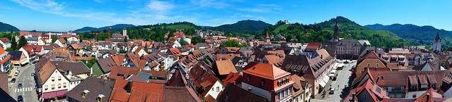 photo - View of Gengenbach from Balustrade of the Niggelturm, Germany