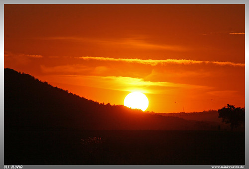 sonne sun sonnenuntergang sundown sunset mountain berge oberfranken upper franconia germany deutschland mitwitz neundorf