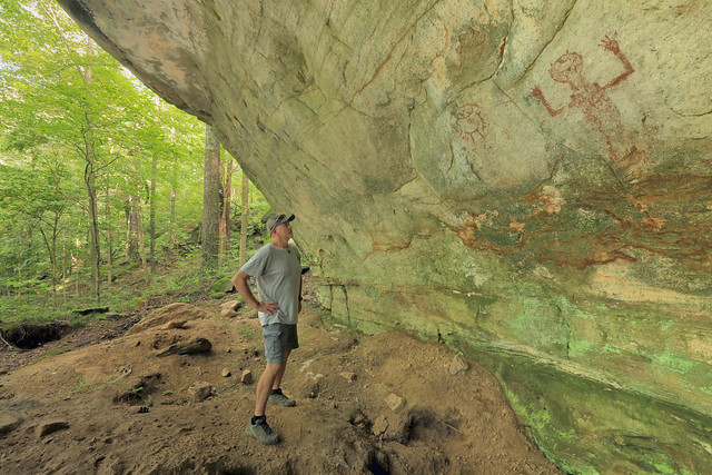 Alan Cressler, Prehistoric Pictographs, Sandstone Rock Shelter, Kentucky 1
