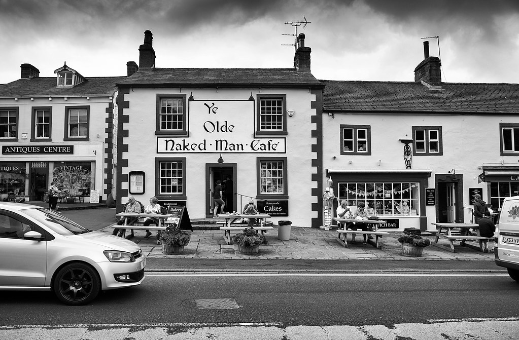 Yorkshire, Settle | Ye Olde Naked Man Cafe dating from 