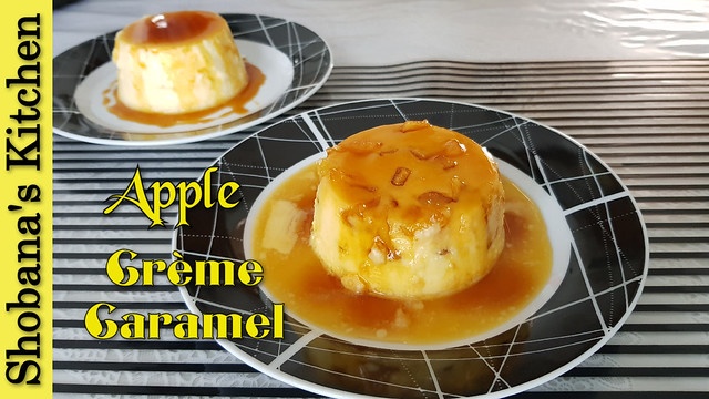 Caramel Apple Pudding Recipe /ஆப்பிள் கேரமல் புட்டிங்/ Easy Caramel Pudding Recipes/Shobanas Kitchen