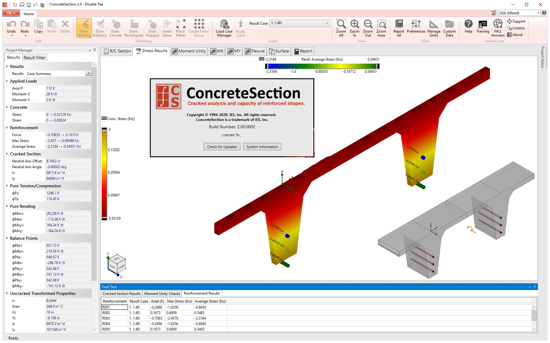 Working with IES ConcreteSection 2.00.0002 full license