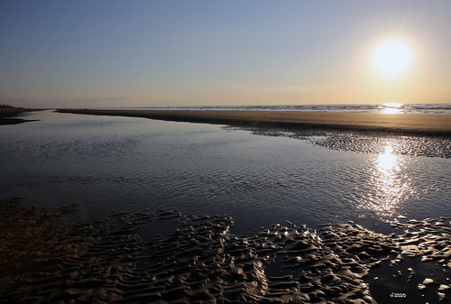 sun sunset couchédesoleil mer merdunord northsea noordzee ciel sky littoral nature sable plage beach