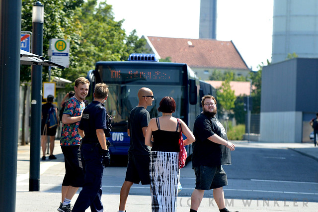 8. August 2020 - Neonazi-Kundgebung in Hennigsdorf