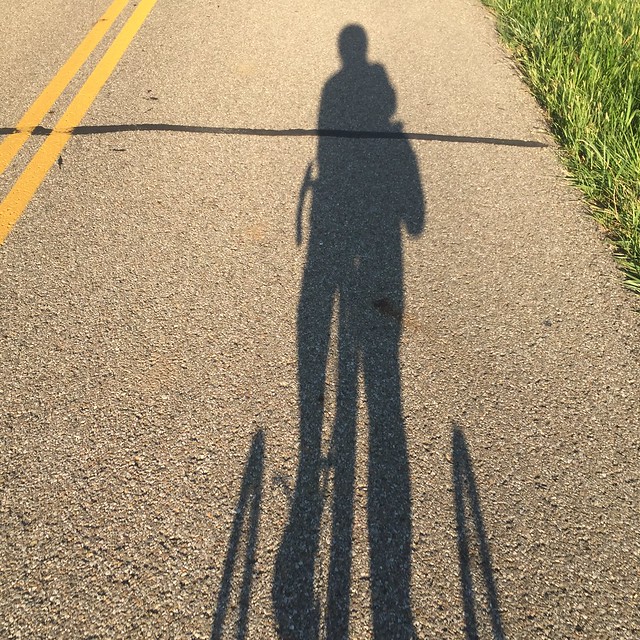 Trike with evening sun
