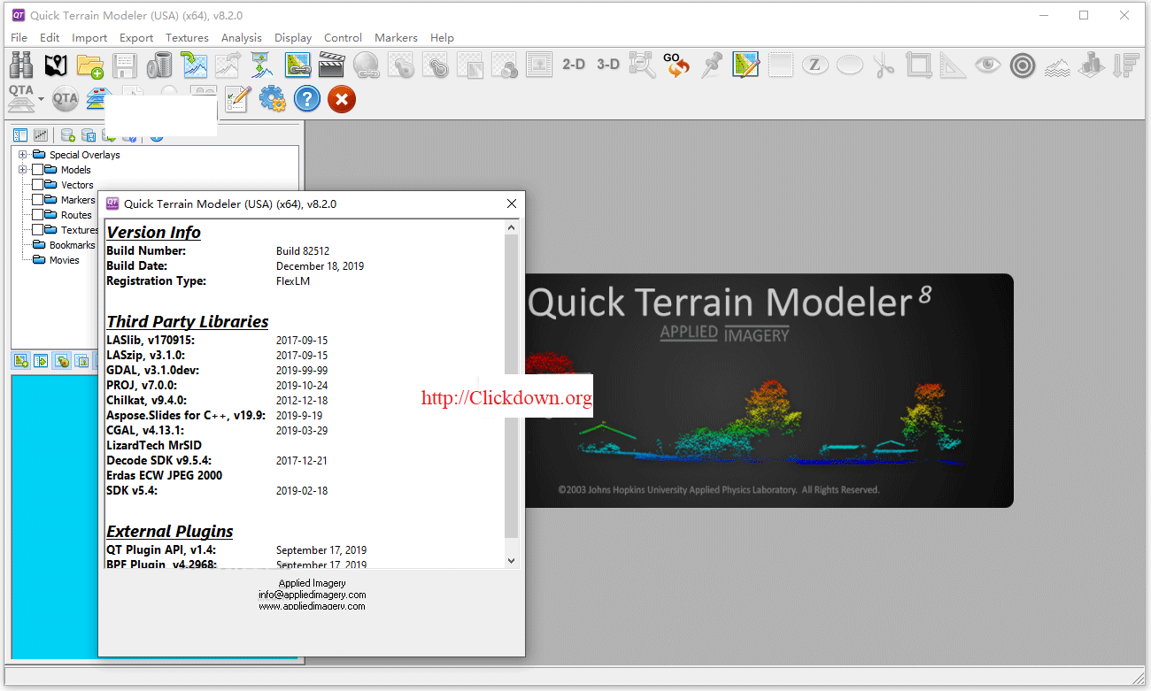 Working with Applied Imagery Quick Terrain Models 8.2.0 full