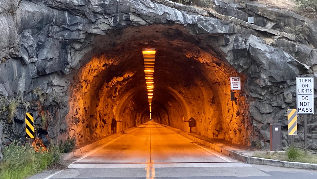 Wawona Tunnel in an Empty Yosemite Valley