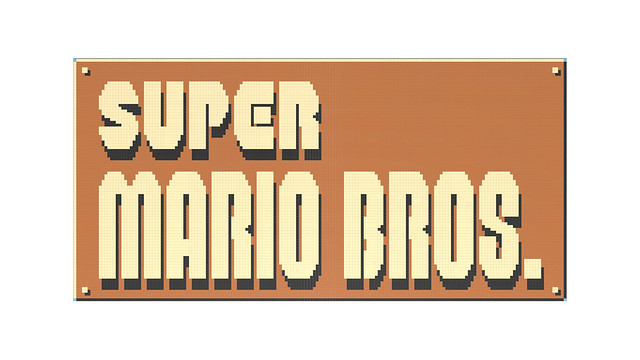 Super Mario Bros logo in Stud.io!