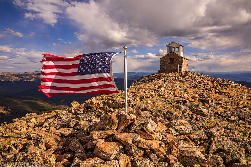 Fairview Peak Summit Flag