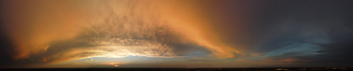 cloud sunset sky panorama drone