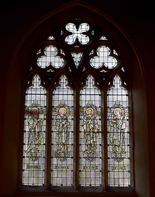 West Window: Matthew; Mark; Luke; John
