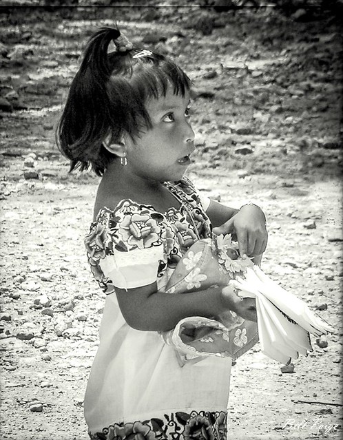 Little Girl Selling to the Tourists (EXP)