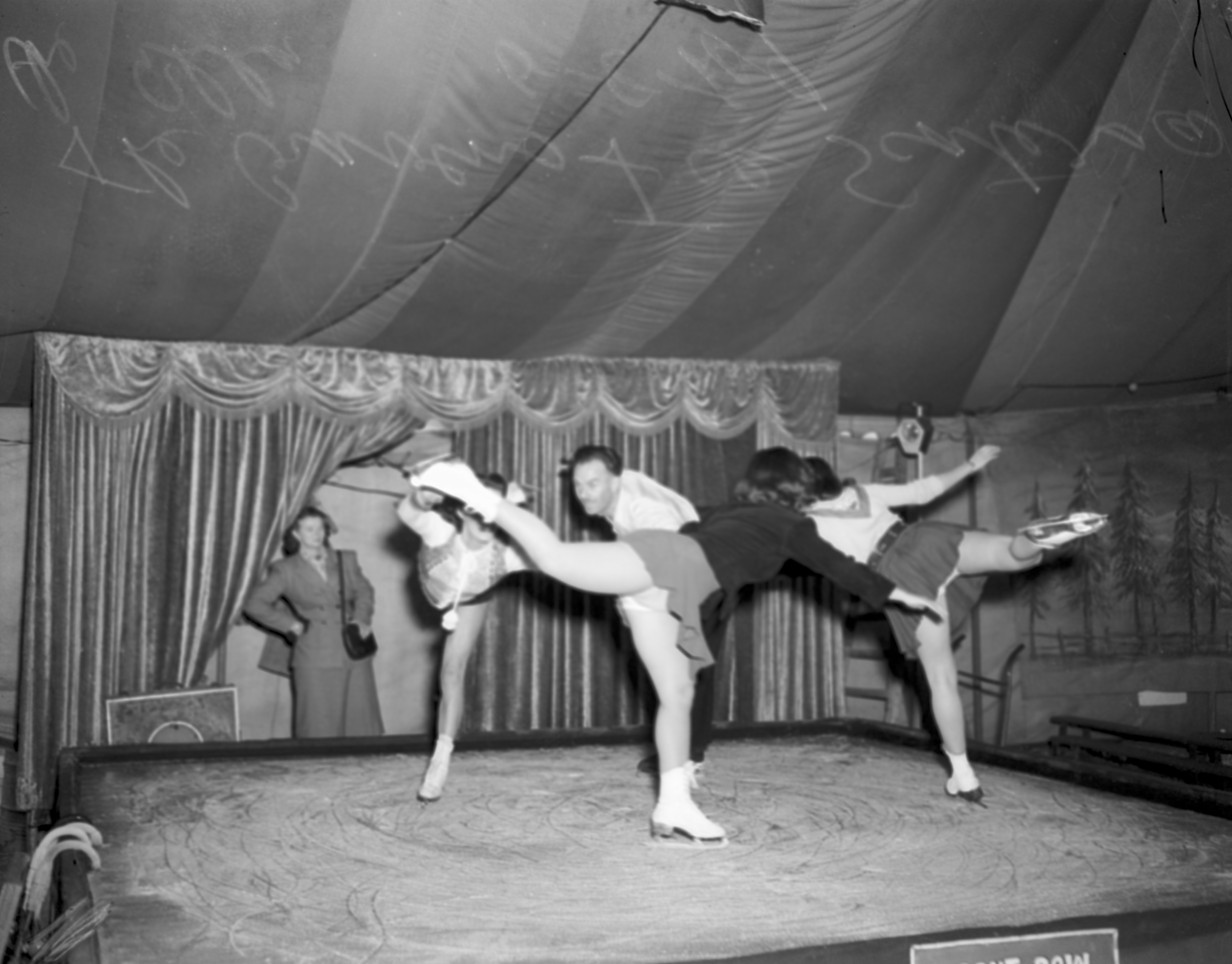 The Caverns Ice Scaters at the Brisbane Exhibition 1949