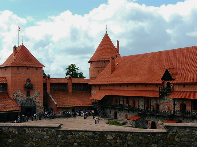 Castillo de Trakai en Lituania