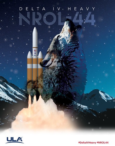 Delta IV Heavy NROL-44 Mission Artwork