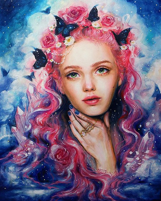 Colorful Portrait Oil Painting