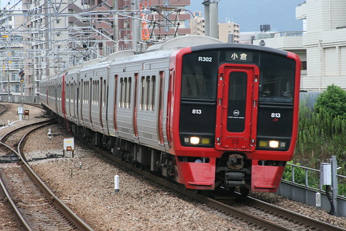 JR Kyusyu 813 series(9th ver.) in Yoshizuka.Sta, Fukuoka, Fukuoka, Japan /Aug 10, 2020