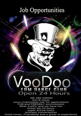 Voodoo EDM Dance Club NOW HIRING