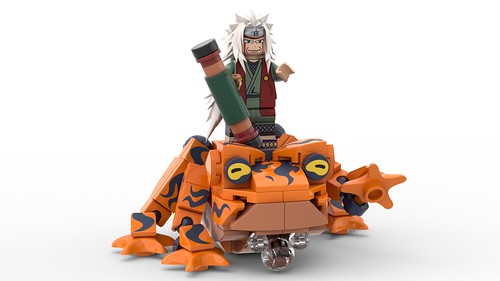 Lego Naruto - Ichiraku Ramen Shop - Jiraiya and Gama