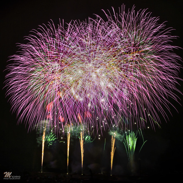 Fireworks in Hokkaido