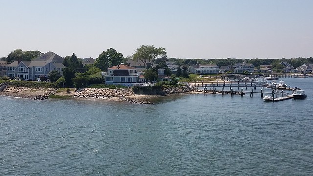 Sailing in to Hyannis After the Crossing on the....