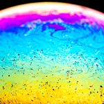 macro soap bubbles