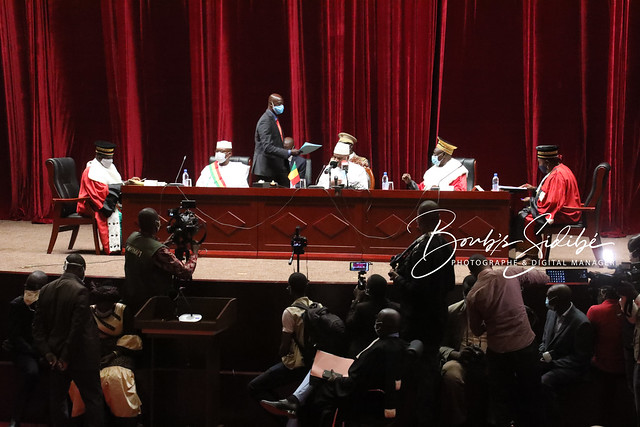 Prestation de serments des 9 sages de la Cour constitutionnelle du Mali