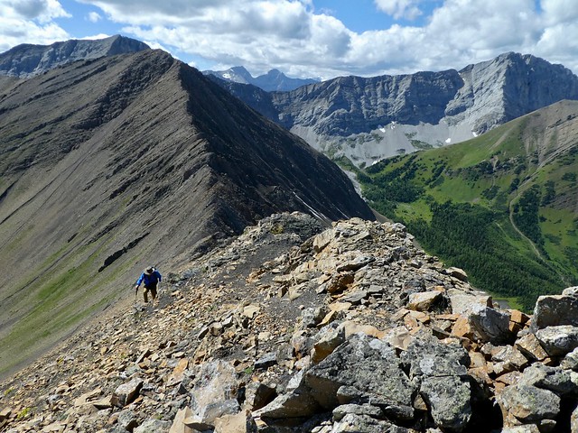 Mount Tyrwhitt Summit Scramble, with a return via Highwood Ridge - Continuing along the VERY undulating Highwood Ridge