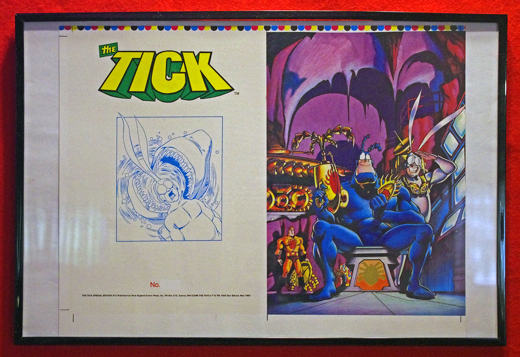 THE TICK COLOR COVER PROOF NUMBER 12 VARIANT DINNERTIME