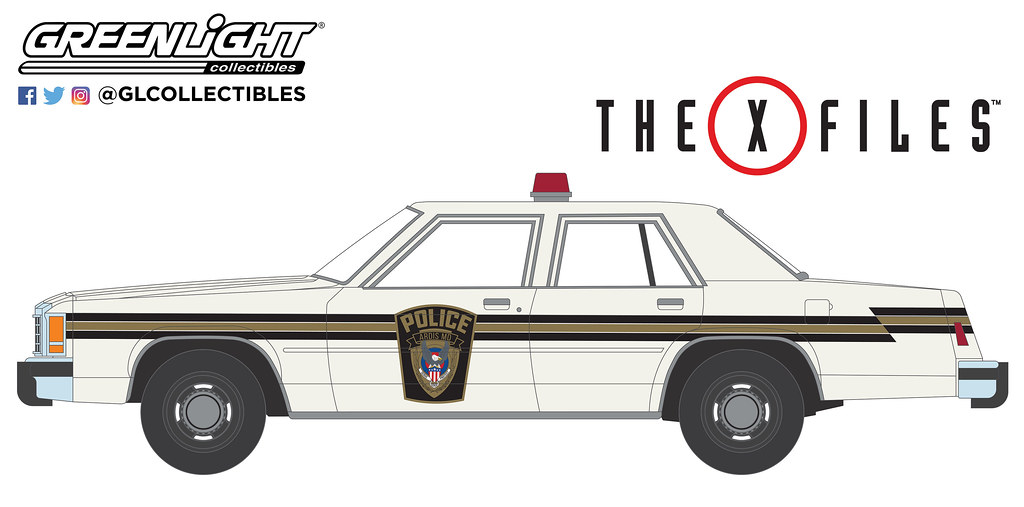 1983 Ford LTD Crown Victoria Police The X-Files Akte X 1:64 GreenLight 44900 