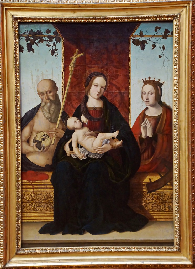 Landesmuseum Hannover | Thronende Madonna mit den heiligen H… | Flickr