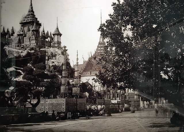 John Thomson, Aporn Promok Prasat, Mount Krailas & Dusit Maha Prasat Throne Hall, Bangkok, 1866