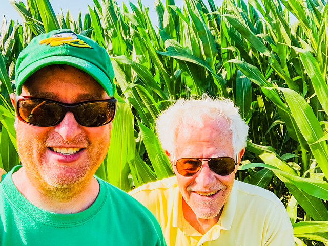 Pete and Jack in Corn Country
