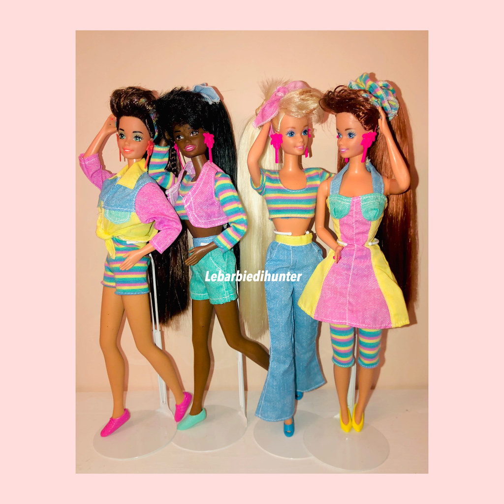Barbie glitter hair in happening hair fashion 1993 #barbie… | Flickr