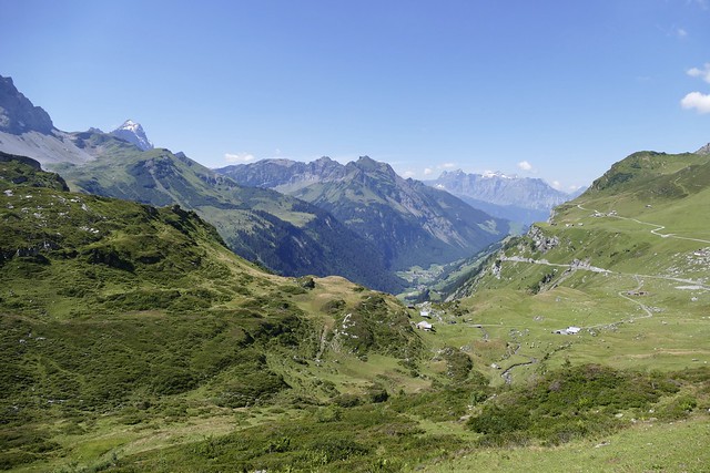 view on Klausenpass Uri Switzerland