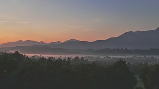 Murnau early morning window vista