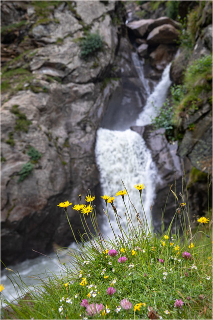 Aglsbodenalm. Waterfall