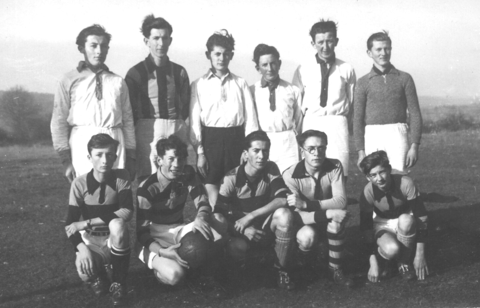 L'équipe du collège d'Orgelet en 1940