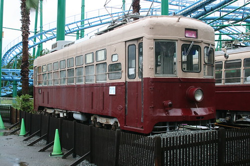 Nishitetsu 600 series(Tram) in Kashii-Kaen, Fukuoka, Fukuoka, Japan /Aug 11, 2020