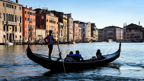 venise venezia venice gondola sunset palais grandcanal landscape paysage cityscape canonm people