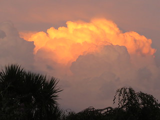 Fiery cloud.