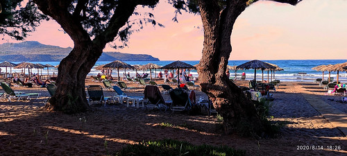 Agia Marina beach.Creta